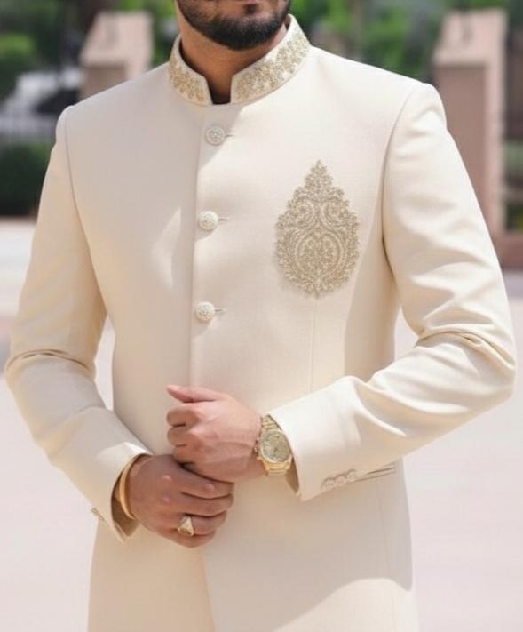 Bandhgala Suit With Handwork