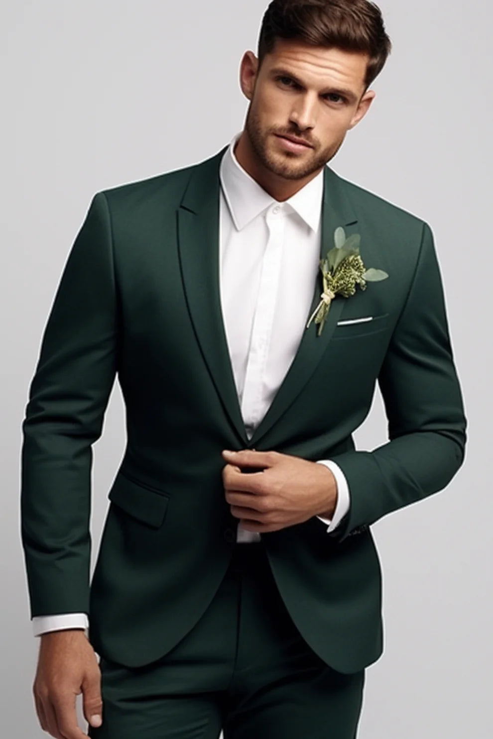 Dark green blazer mens online