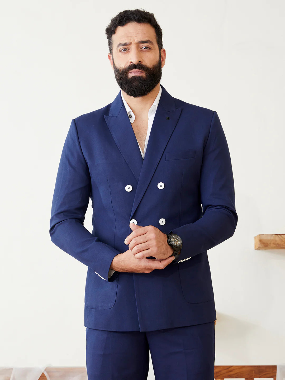 Dark Blue Dazz Band Blazer
