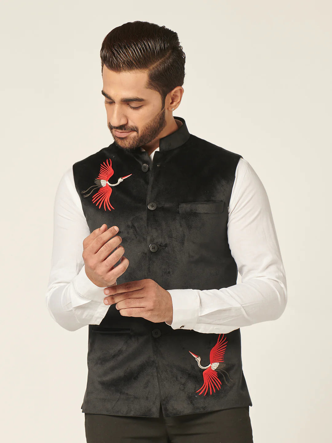 Nehru Jacket With Handwork