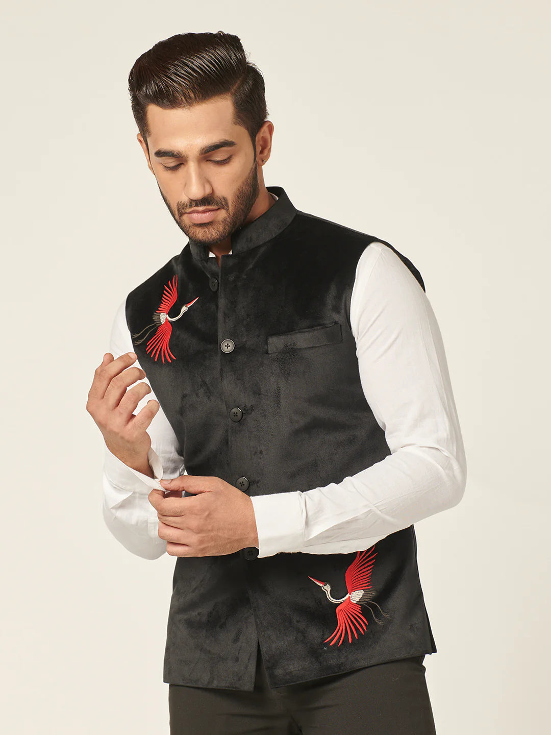 Nehru Jacket With Handwork