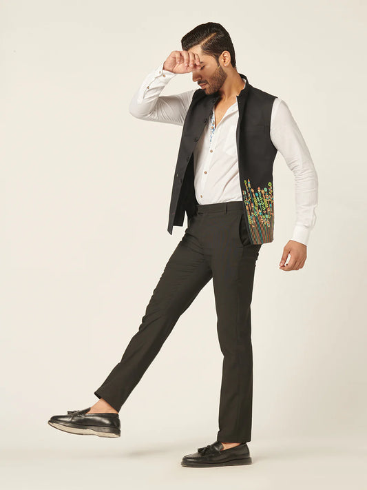 Nehru Jacket With Handwork