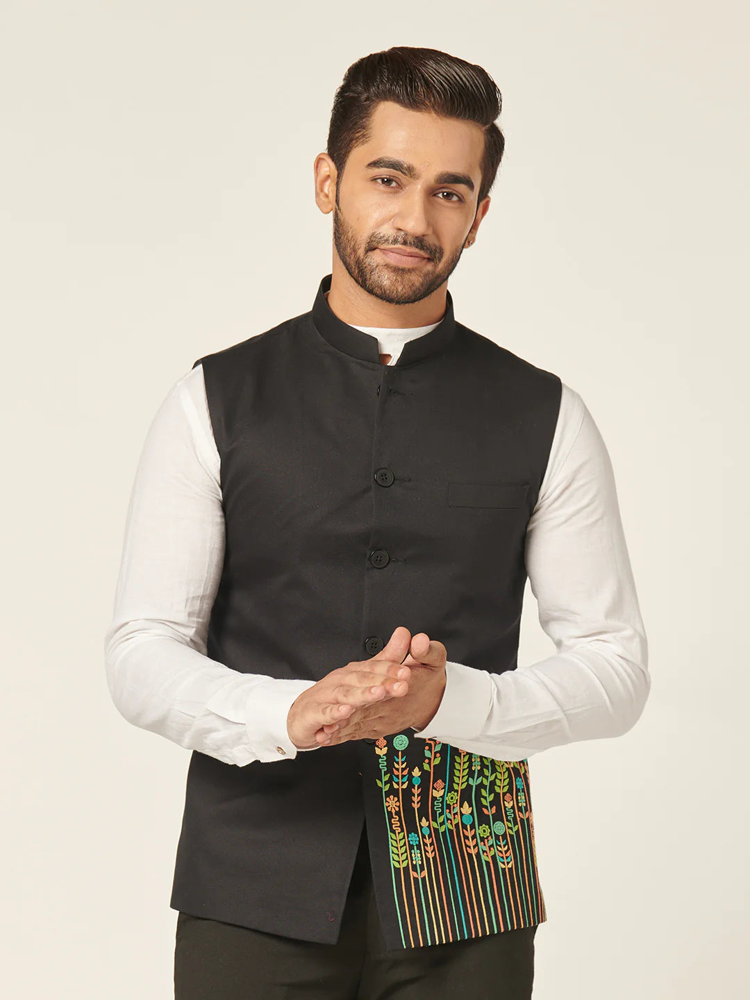 Nehru Jacket With Handwork