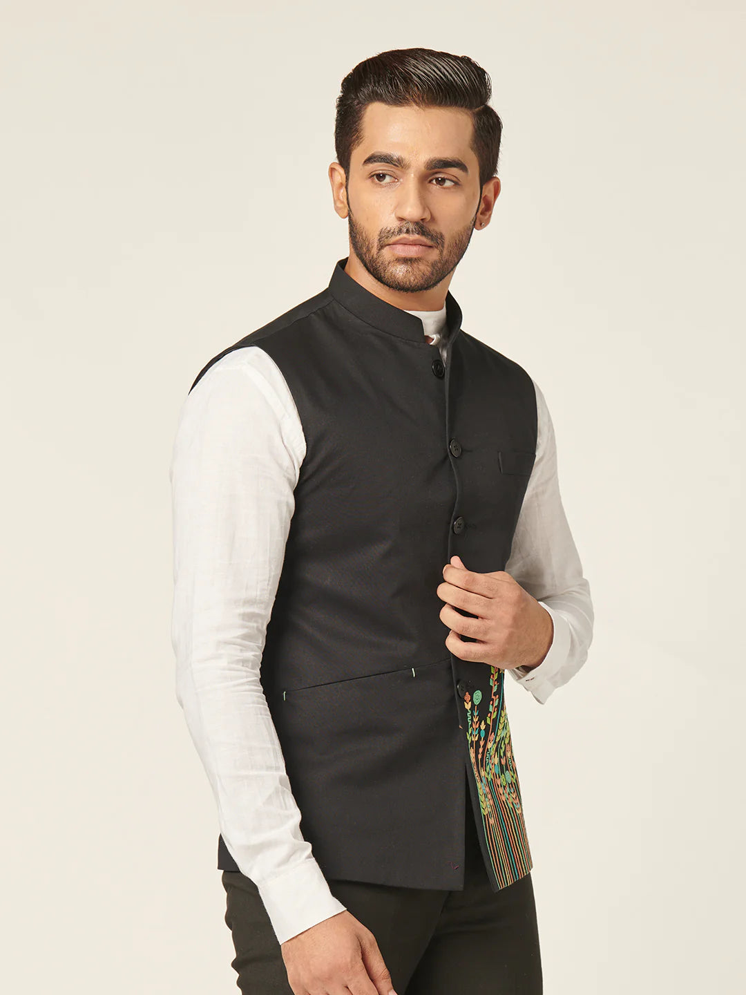 Nehru Jacket With Handwork