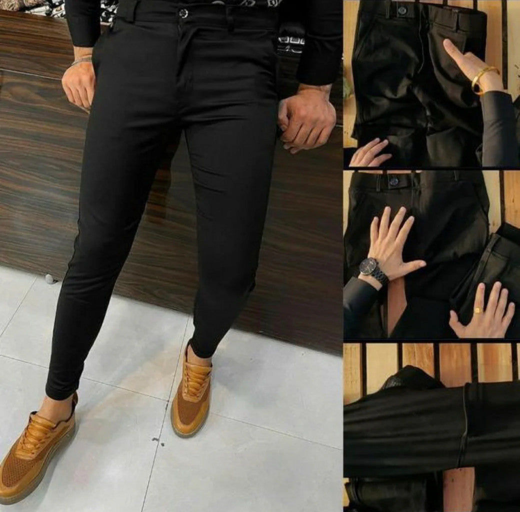 COMBO OF 2 LYCRA WAIST ADJUSTABLE TROUSERS
