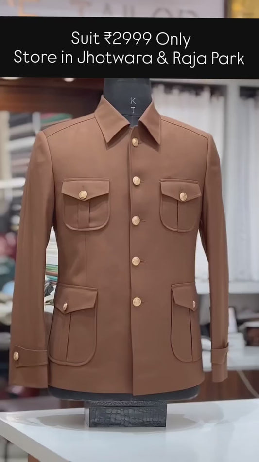 Rajputi Hunter Jacket Suit