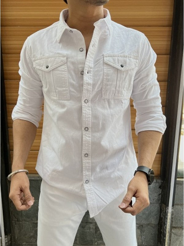 White double pocket RFD shirt