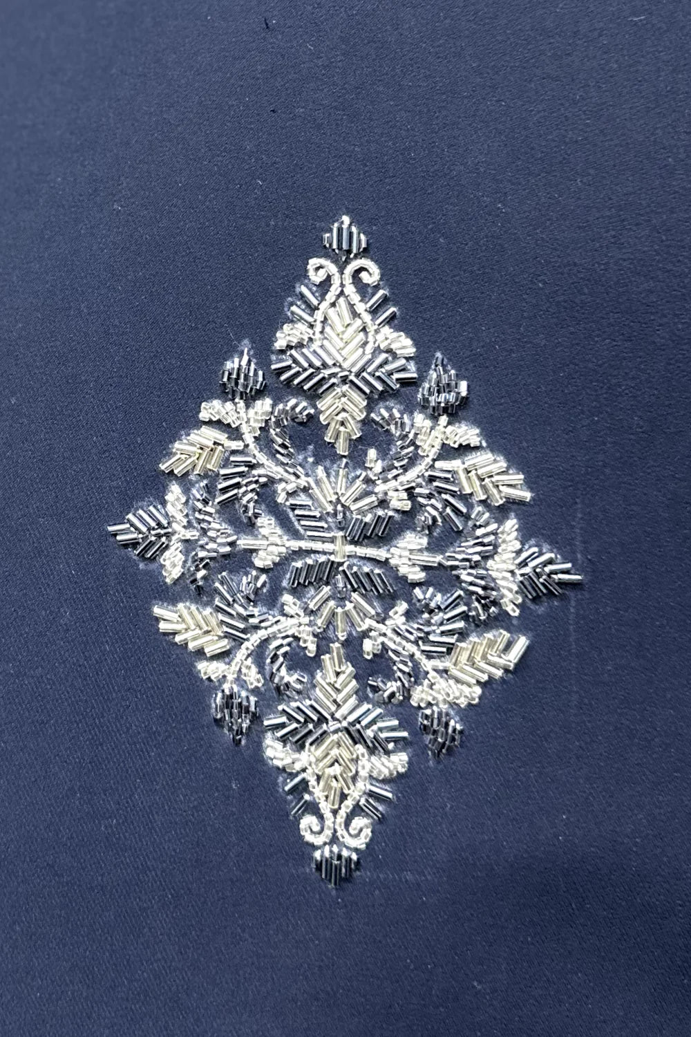 Blue Bandhgala With Handwork