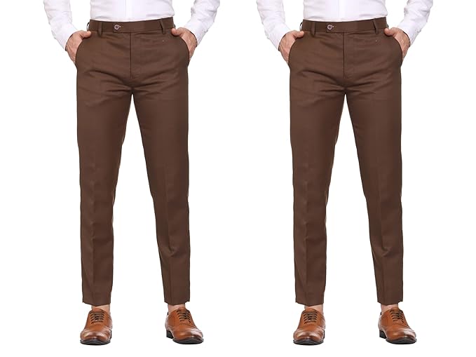 Brown & Brown Formal Pant Combo