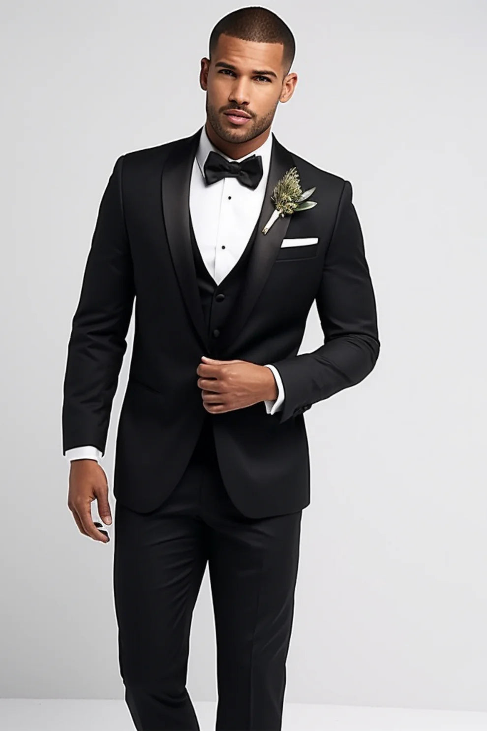 MEN'S BLACK TUXEDO SUIT