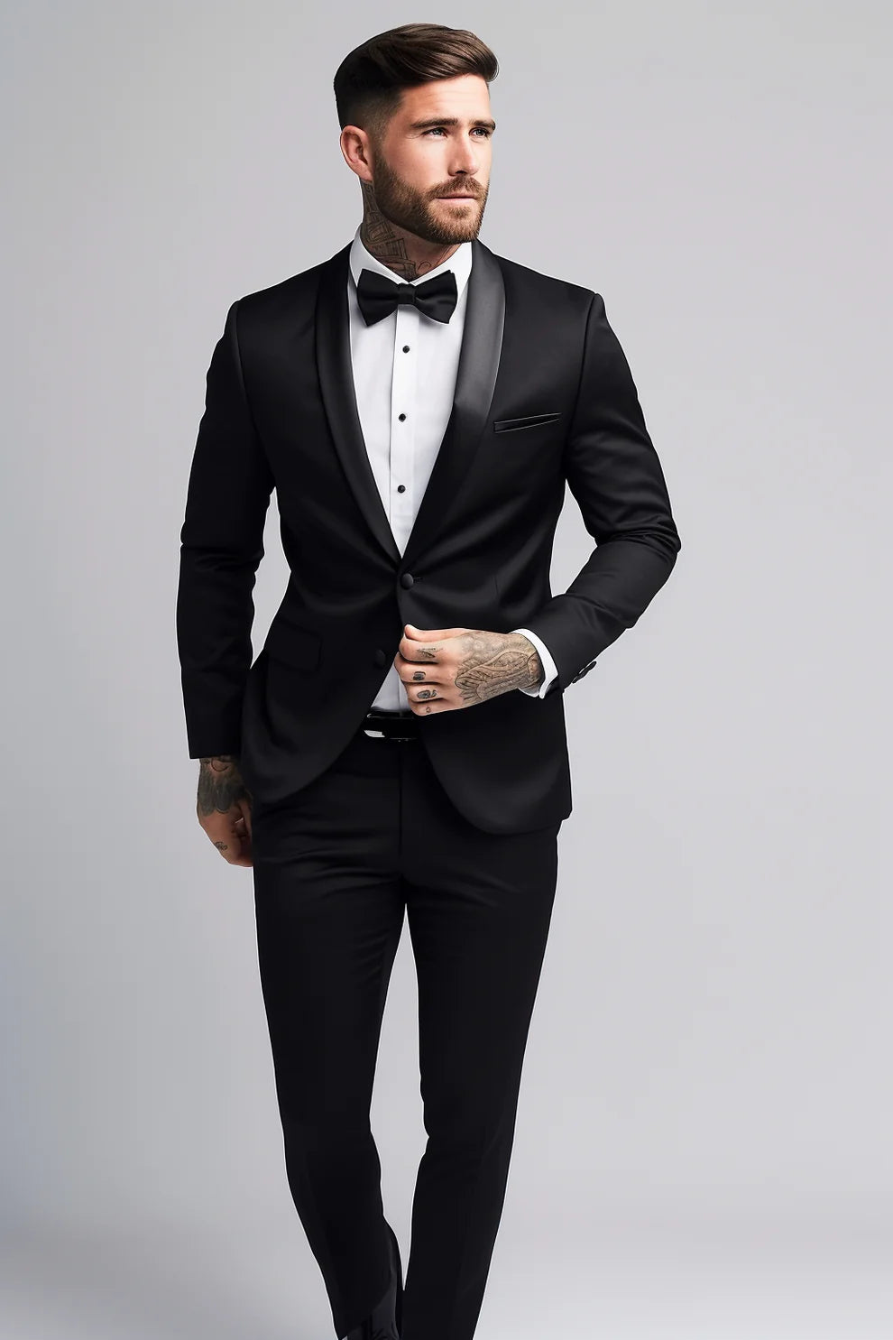 MEN'S BLACK TUXEDO SUIT