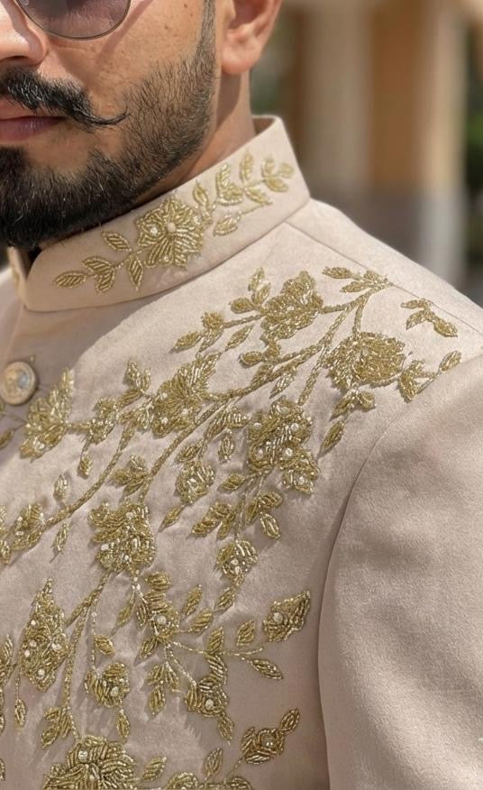 Bandhgala Suit With Handwork
