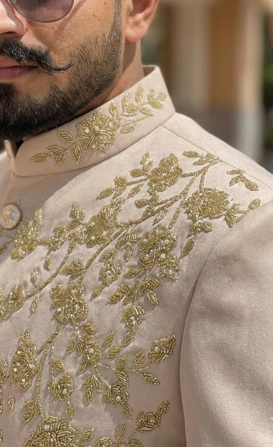 Bandhgala Suit With Handwork