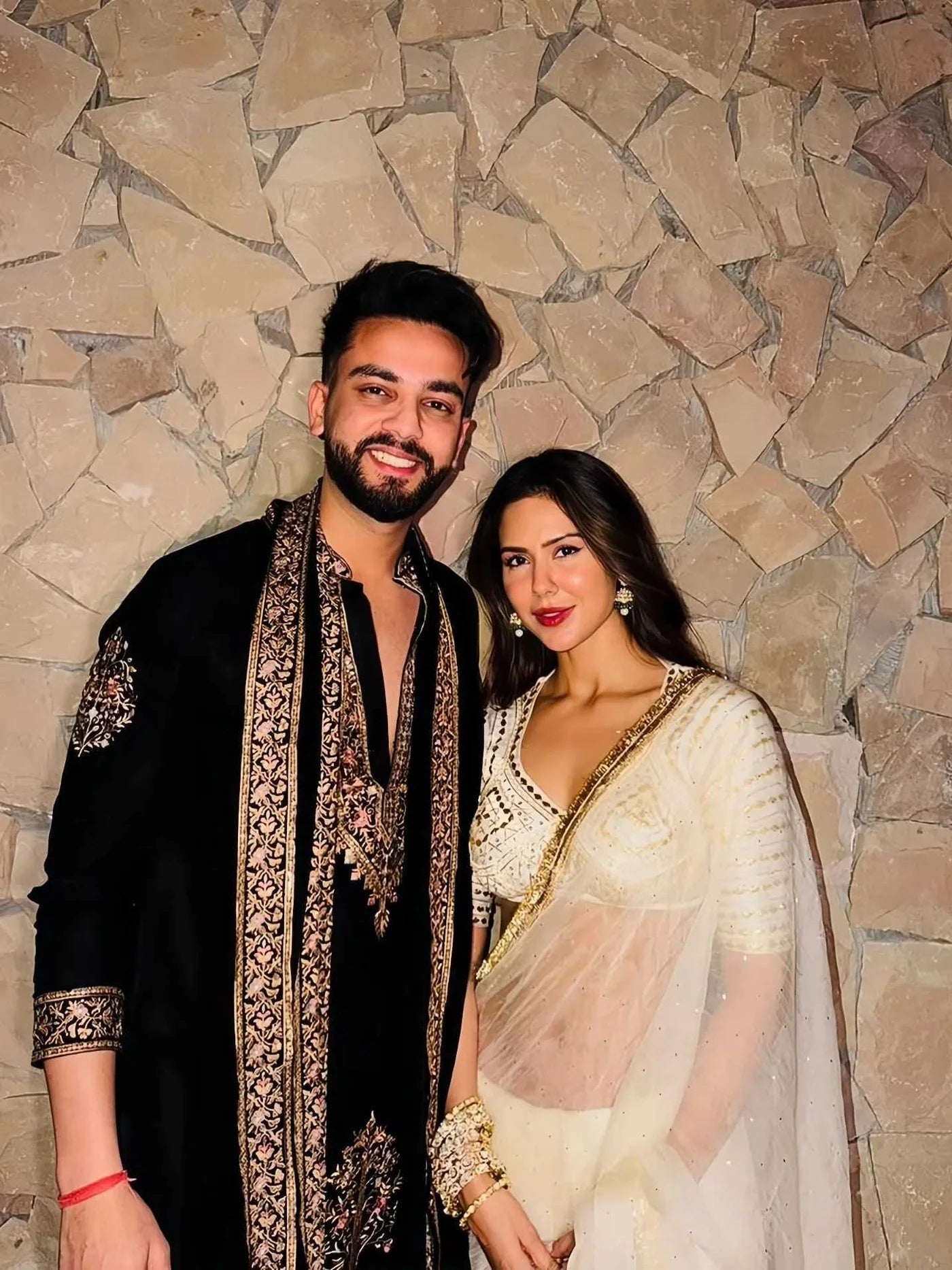 Handwork kurta with dupatta set