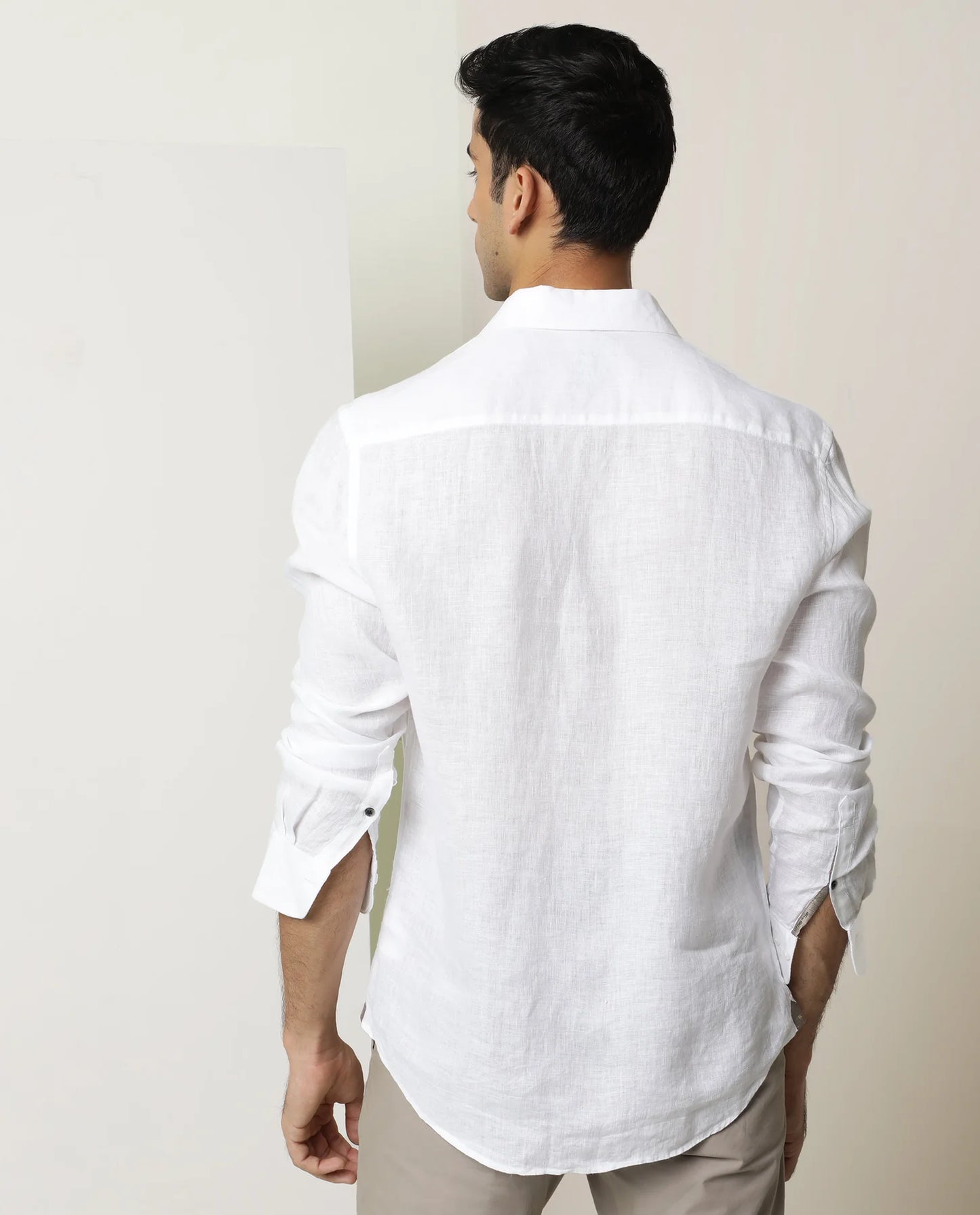PREMIUM LINEN SHIRT WHITE full sleeve