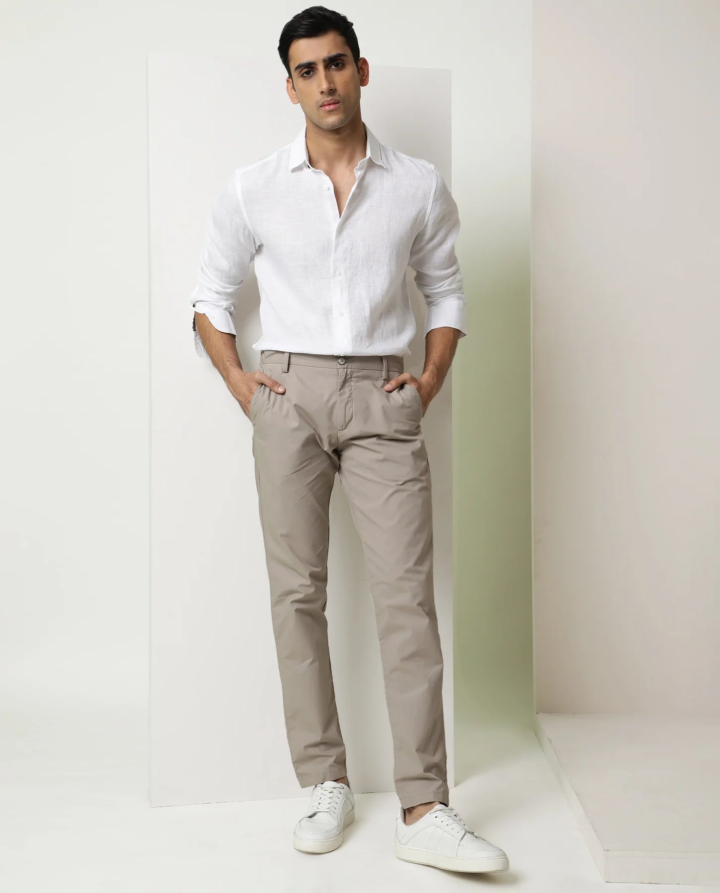 PREMIUM LINEN SHIRT WHITE full sleeve