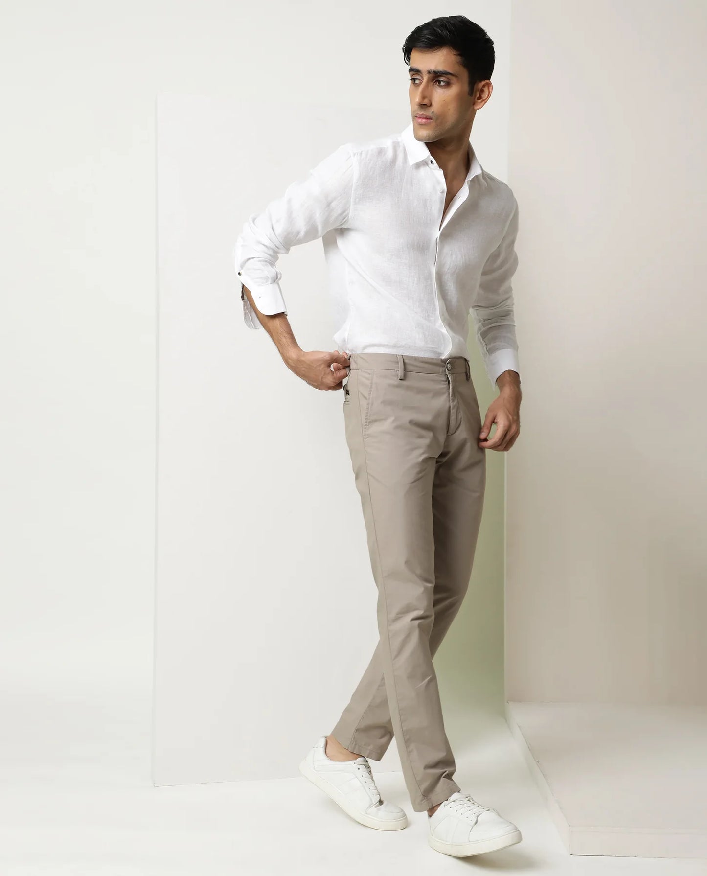 PREMIUM LINEN SHIRT WHITE full sleeve