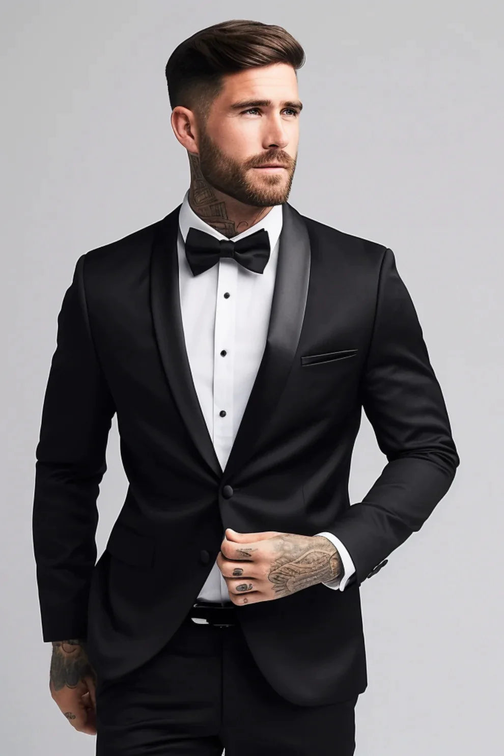 black tuxedo