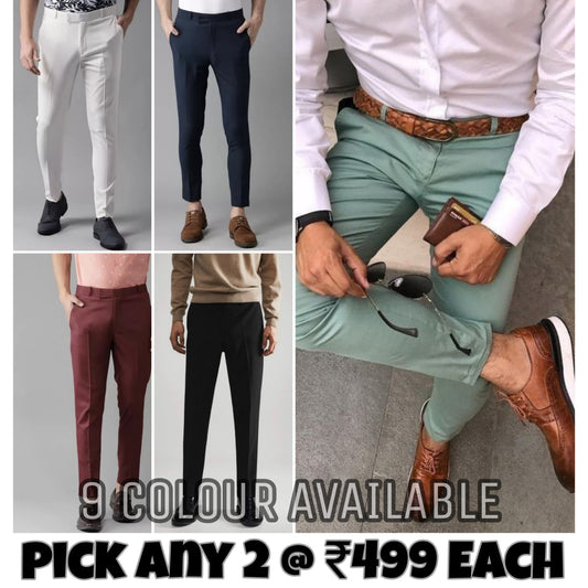 COMBO OF 2 FORMAL PANTS