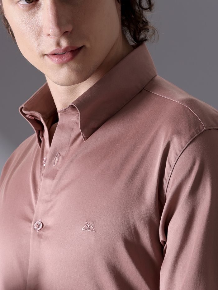 Pink Solid Shirt