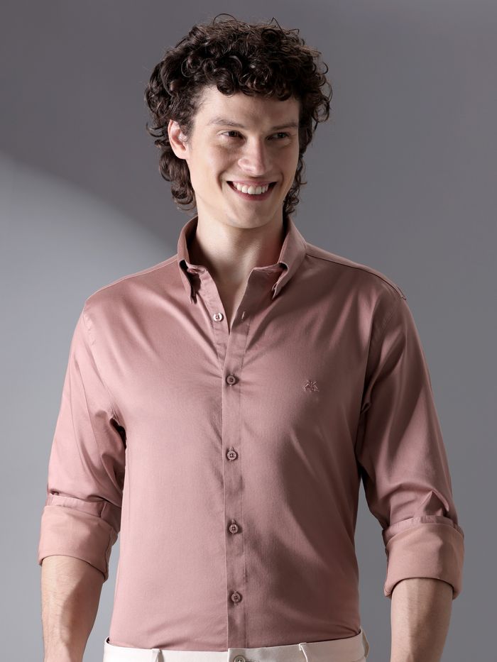 Pink Solid Shirt