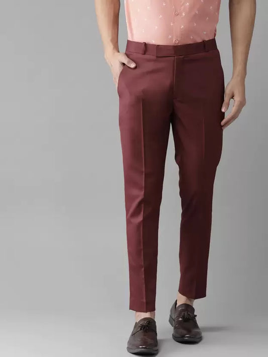 MEHROON FORMAL POLO FIT TROUSER