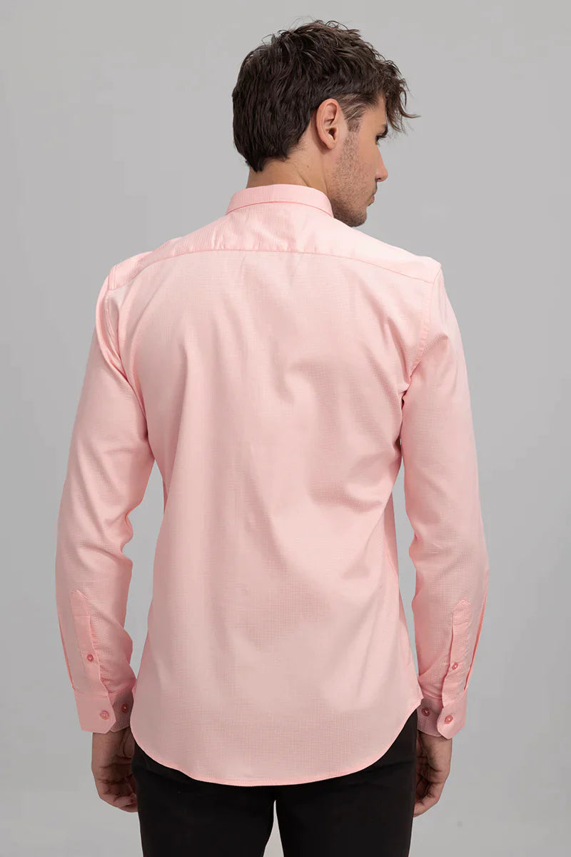 PINK SATIN SHIRT