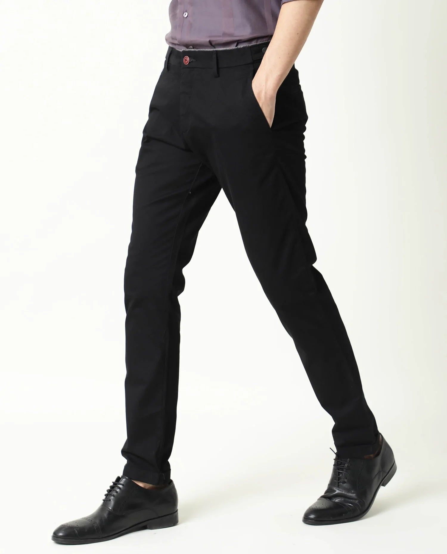 Black Solid Killer Mens Cotton Lycra Trouser, Slim Fit at Rs 790 in Lucknow